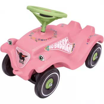 Bobby-Car-Classic Flower, odrážadlo ružová/light green