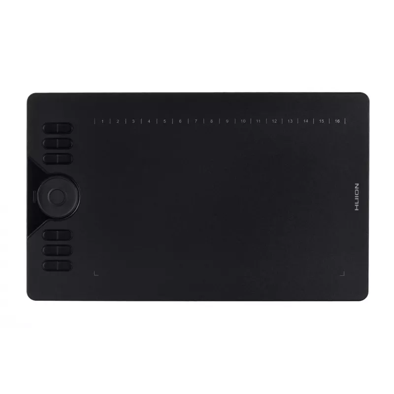 HUION HS610 grafický tablet 5080 lpi 254 x 158,8 mm USB čierny
