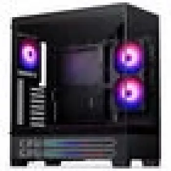 PHANTEKS XT View Matrix PC skriňa, Midi-Tower, E-ATX, temperované sklo, Matrix LED - čierna (PH-XT523VM1_DBK01)