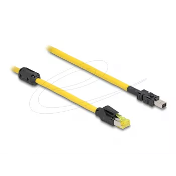 Sieťový kábel DeLOCK 81250 čierny žltý 1m Cat6