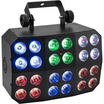 LED pixelové svetlo EUROLITE CLS-6 PIX HCL 6x12W RGBW — 6 svietidiel, 12W LED, RGBW