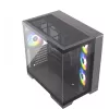 Silentware View A-RGB čierna PC skriňa VIEWčierna — Mid-Tower skriňa s A-RGB osvetlením