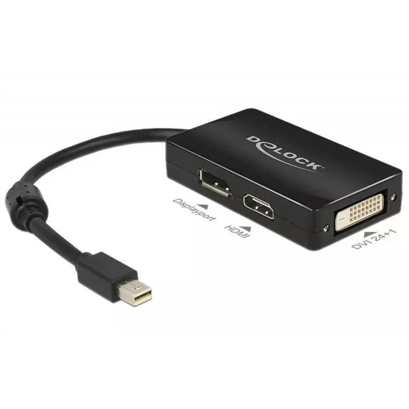 Kábel DeLOCK 0,16m DisplayPort HDMI DVI Mini DisplayPort