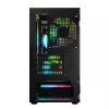 Počítačová skriňa Logic Concept Portos Mini ARGB Micro ATX čierna