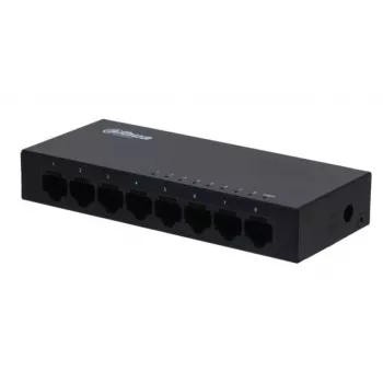 Dahua Technology SG1008-EUR sieťový switch unmanaged L2 Gigabit Ethernet (10/100/1000) čierny