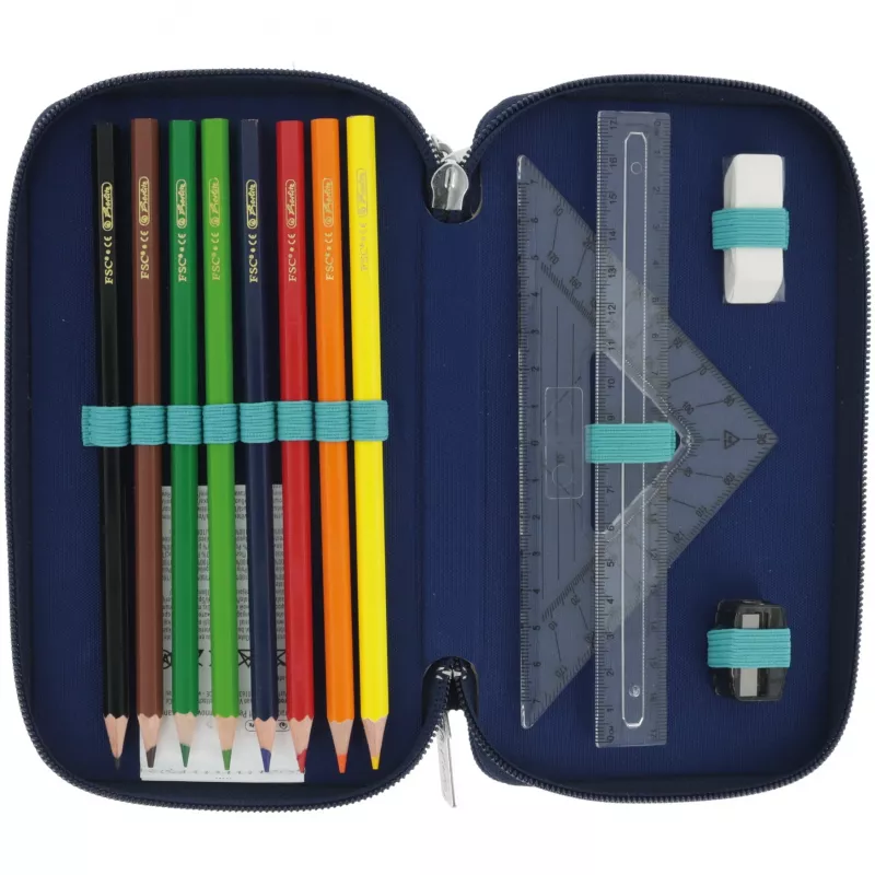 Herlitz TriCase Deep Ocean 31 ks modrá polyester 190x70x115 mm