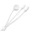 Magnetický nabíjací kábel Joyroom S-IW008 Lightning USB-C 5V 1,2m biely kábel