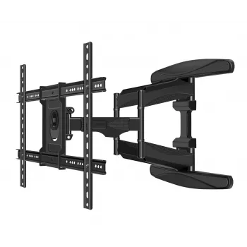 Nástenný držiak ESPERANZA ERW021 pre 40–85 palcové ploché televízory, kov, naklápací, vzdialenosť 6–50 cm, nosnosť 68 kg, VESA 200x100–600x500 mm