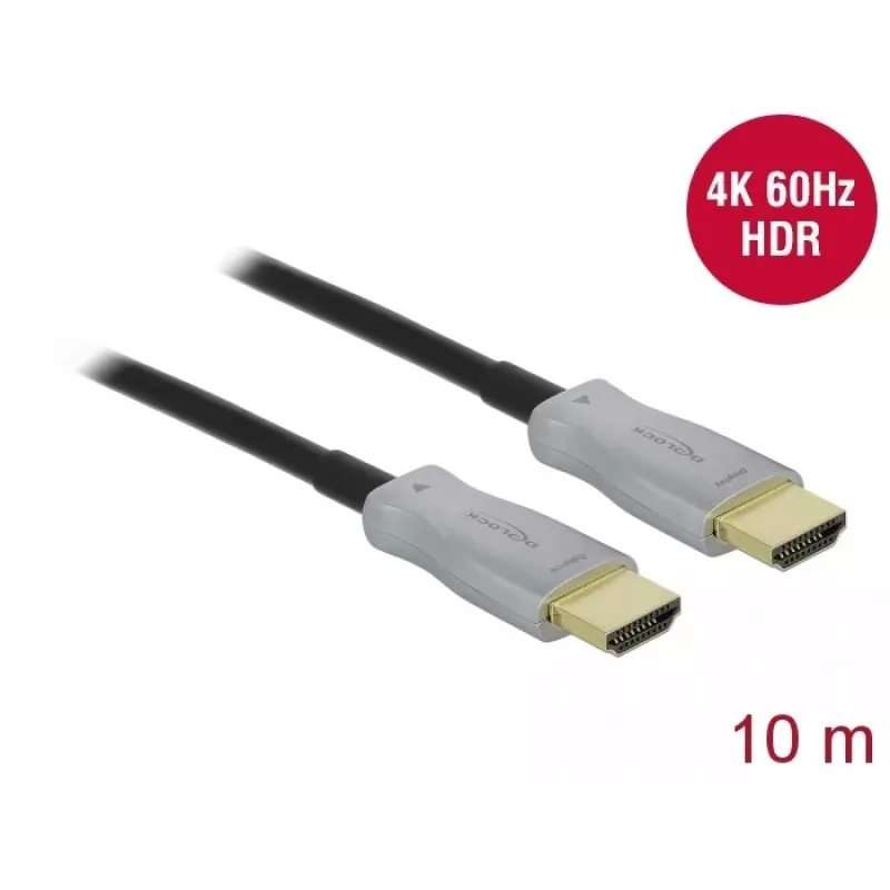 Aktívny optický kábel HDMI 4K 60 Hz 10 m DeLOCK 85010