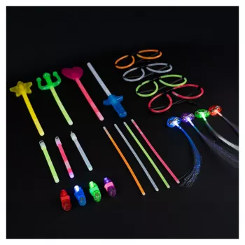 RealPower 486256 Glow Sticks Party Box, 108 kusov