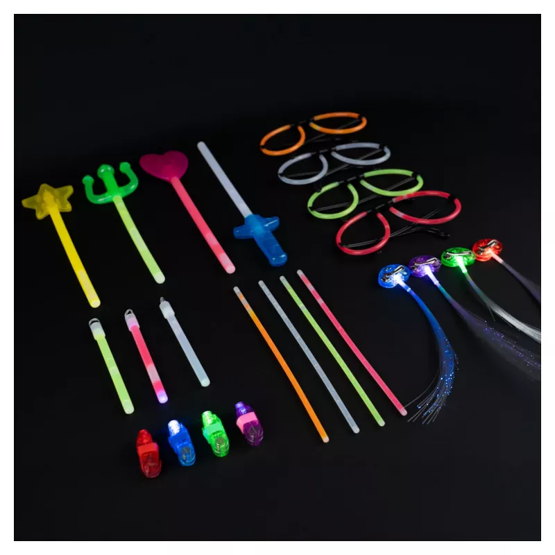 RealPower 486256 Glow Sticks Party Box, 108 ks