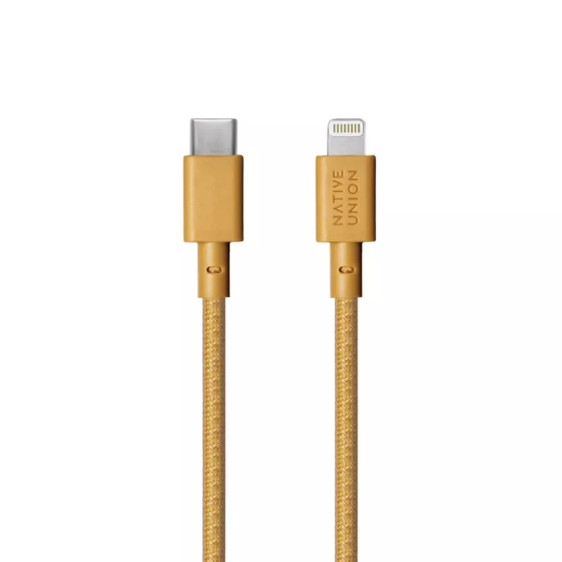 Native Union Night Cable Kábel USB-C na Lightning, 3 m, Kraft (NCABLE-CL-KFT-NP)