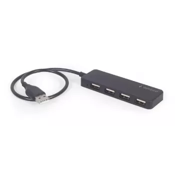 USB 2.0 hub Gembird UHB-U2P4-06 — 4 porty, kompaktné USB rozšírenie