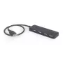 USB 2.0 hub Gembird UHB-U2P4-06 — 4 porty, kompaktné USB rozšírenie