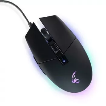 Gaming myš MediaRange MRGS202 – pravácka, optická, 4000 DPI, 6 tlačidiel, USB Type-A, čierna
