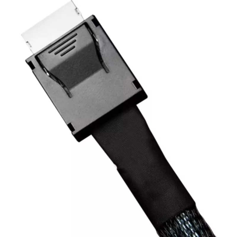 Interný SAS kábel RAIDSONIC MB206L-B tenký 50 cm SAS 8i na OCuLink 4i