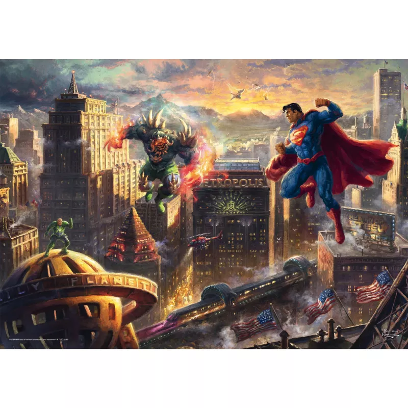 Thomas Kinkade Studios: DC Superman - Man of Steel, puzzle 1000 dielikov