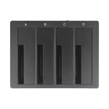 DeLOCK USB Type-C dokovacia stanica pre 4 x SATA HDD / SSD - HDD dokovacia stanica pozície: 4 - 2.5 / 3.5 spoločné (6,4 cm/8,9 cm spoločné)