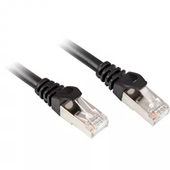 Sharkoon patch kábel RJ45 Cat.6 SFTP čierny 15 metrov – kábel – sieť