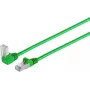 ShiverPeaks 08-64013 Cat6 S/FTP PIMF patch kábel, zelený, 0,5 m