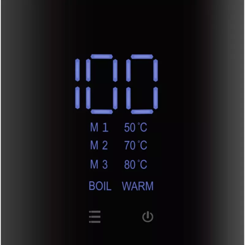 Kanvica ProfiCook PCWKS1243 — 1,7 l, 2200 W, regulácia teploty 50–100°C, čierna