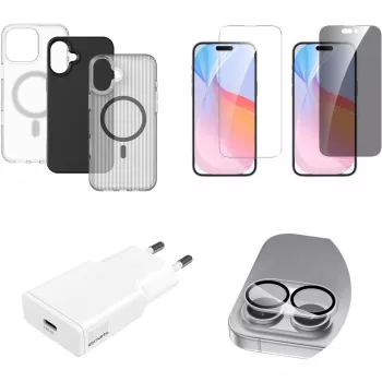 4smarts 7in1 Value Set pre Apple iPhone 16 kompatibilné s MagSafe