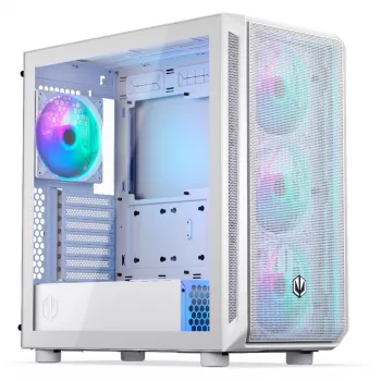 Endorfy Arx 700 ARGB PC skriňa, Midi-Tower, ATX, temperované sklo - vrátane 4x 140 mm ARGB ventilátorov, biela (EY2A017)