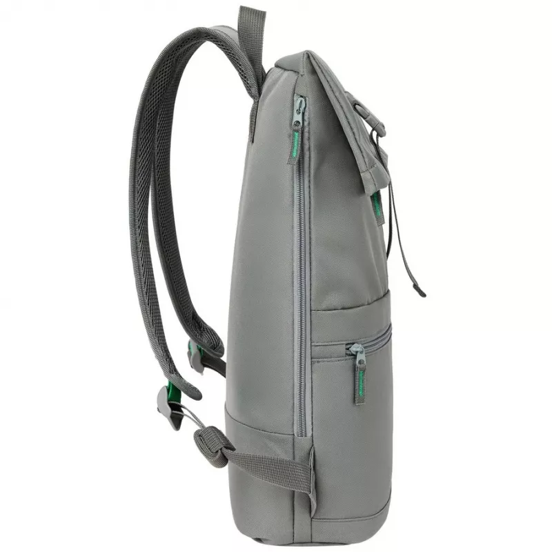 Mestský batoh Rivacase Gremio sivý polyester rPET 280x135x430mm