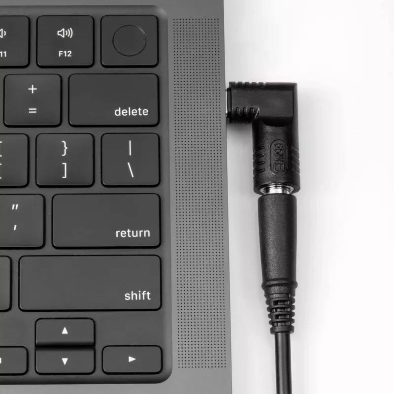 Akyga AK-ND-D13 adaptér DC 4,5 x 3,0 mm + pin na USB-C PD pre napájacie zdroje notebookov, 65 W