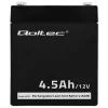 Qoltec 53033 AGM batéria 12 V 4,5 Ah, max. 1,35 A, bezúdržbová