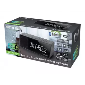 Muse M-172 DBT prenosné DAB+/FM RDS rádio, čierne
