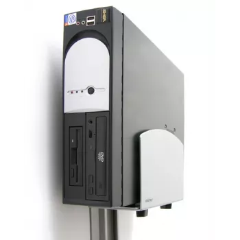 Ergotron vertikálny univerzálny držiak CPU - držiak pre systémovú jednotku - strieborný (97-468-202)