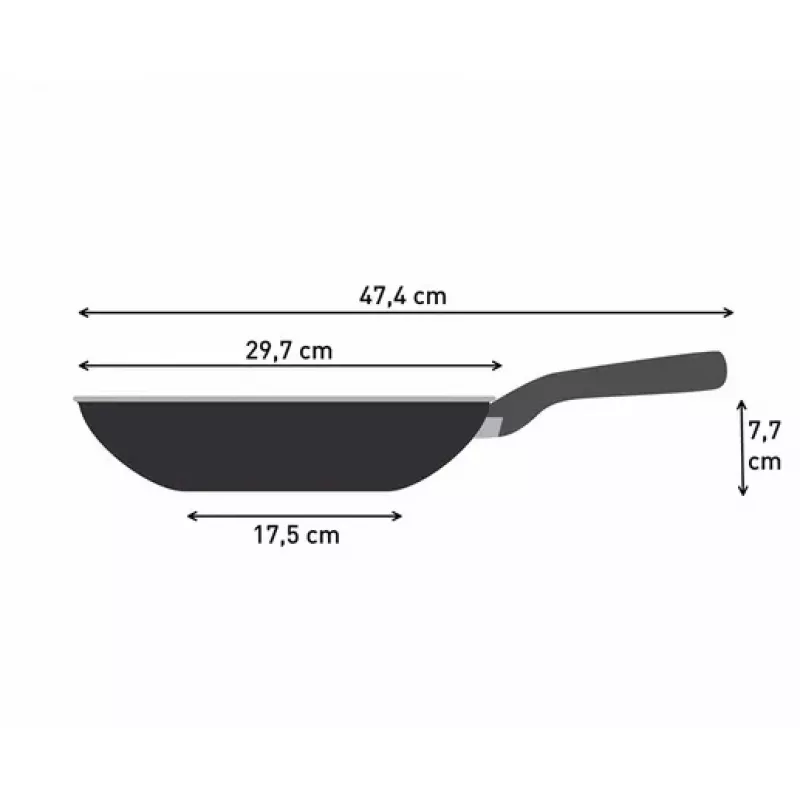 Wok panvica Tefal Renewal C4261943 28 cm nepriľnavá