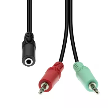 Audio kábel ProXtend 4-pin na 2×3-pin M4F2XM3-004, 0,5 m, 0,02 kg