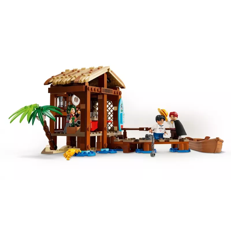 LEGO stavebnica One Piece 75636 chatrč veterného mlyna, 299 dielov, 3 minifigúrky, 8+ rokov