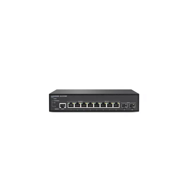 LANCOM GS-3510XP Managed L2 2.5G Ethernet (100/1000/2500) Power over Ethernet (PoE) 1U čierna