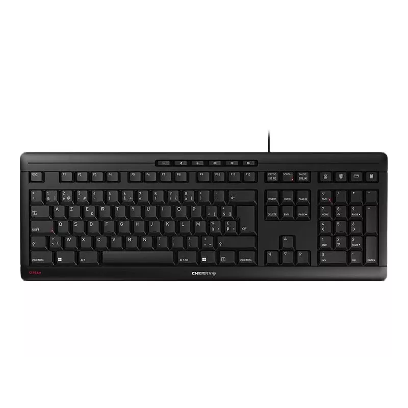 CHERRY STREAM JK-8500BE-2 Office USB AZERTY belgická čierna klávesnica