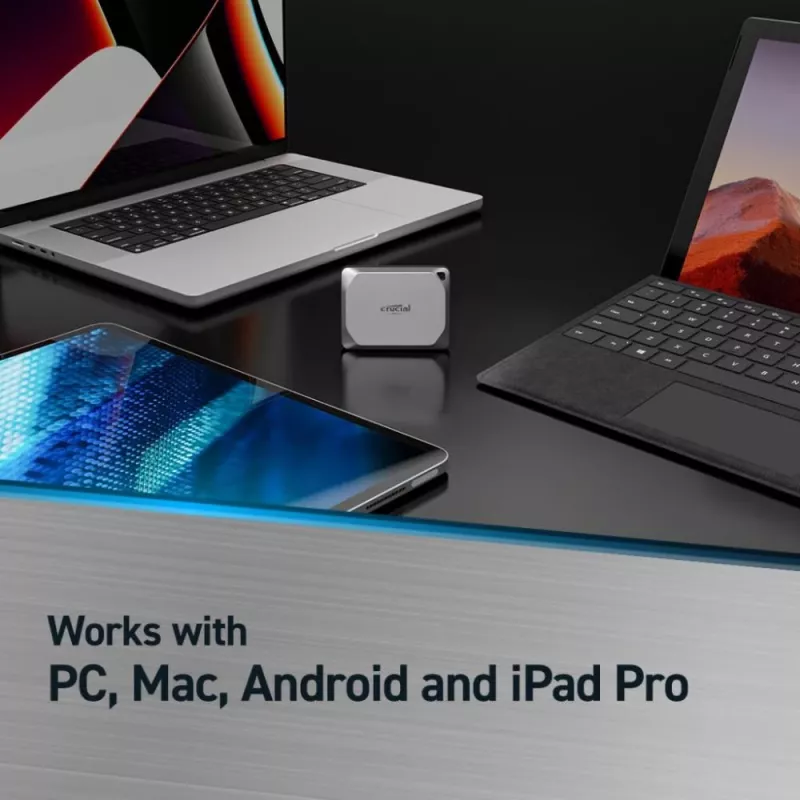 Crucial X9 Pro 4TB externý USB 3.2 Gen2 Type-C prenosný SSD