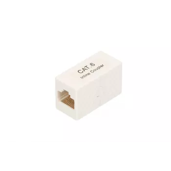 Zásuvka Extralink RJ45 CAT6 UTP, plast, biela, 1 ks