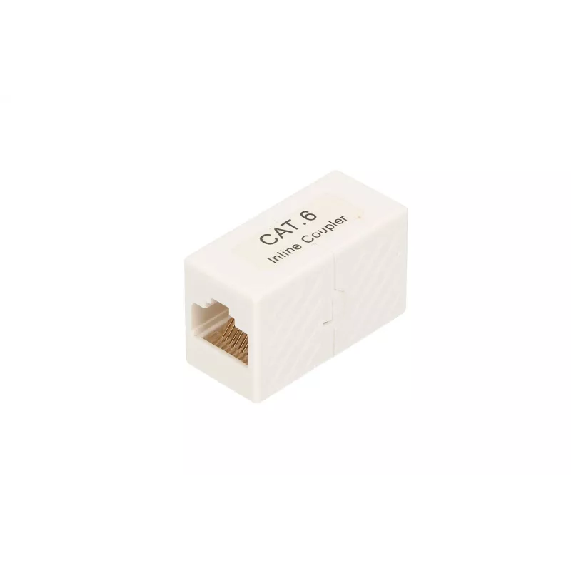 Zásuvka Extralink RJ45 CAT6 UTP, plast, biela, 1 ks