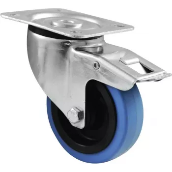Transportné koliesko Roadinger 30004007 100 mm modré s brzdou