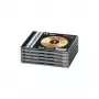 Hama CD jewel case štandard, balenie 5 ks C-shell case 1 disk čierne, transparentné