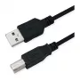 ROLINE RM USB 2.0 kábel, typ A-B, čierny, 1,8 m