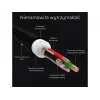 Sada 3x kábel Green Cell GC Ray Lightning 200 cm s bielym LED podsvietením, rýchle nabíjanie Apple 2.4A