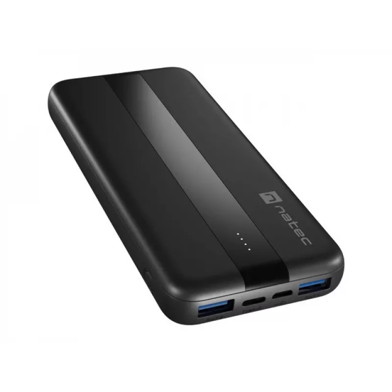 NATEC TREVI SLIM Q V2 lítium-polymérová (LiPo) 10000 mAh čierna