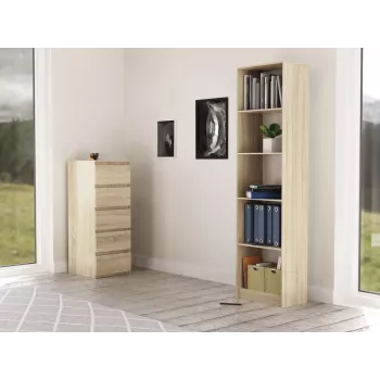 Topeshop R50 SONOMA kancelársky regál