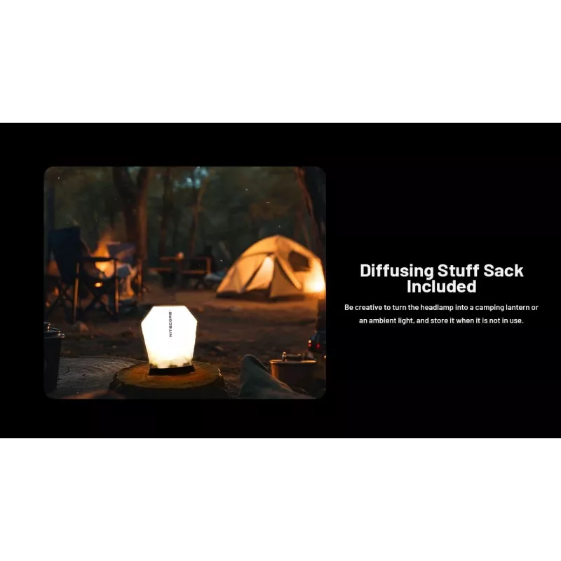 Nitecore NU27 čelová lampa čierna, žltá LED čelová lampa