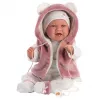 Llorens 74070 Mimi smejúca sa bábika bábätko so zvukom, 42 cm