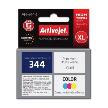 Activejet AH-344R atramentová kazeta (náhrada za HP 344 C9363EE; Premium; 21 ml; farebná)