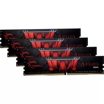 DIMM 64 GB DDR4-3200 (4x 16 GB) Quad-Kit, operačná pamäť F4-3200C16Q-64GIS, Aegis, INTEL XMP